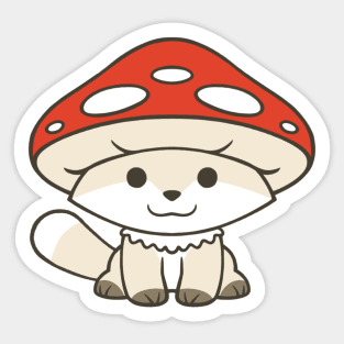 Foxshroom Sticker